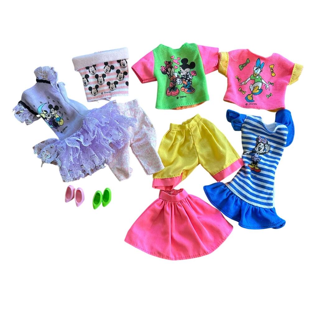 Vintage 1992 Barbie Fashion Set Mickey's Stuff #692 Mattel Outfit Disney Doll